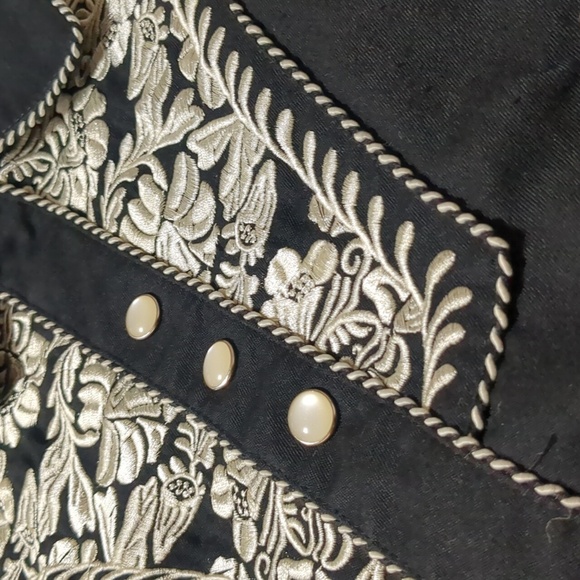 Scully Men's Black Legends Gunfighter Long Sleeve Western Shirt size Large - Picture 9 of 10